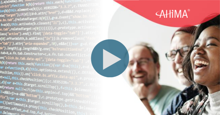 Nym and AHIMA AI webinar thumbnail